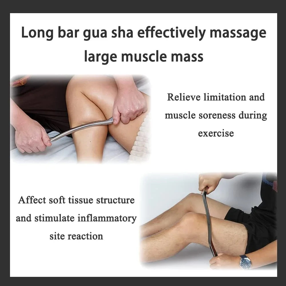 1/4/5/7pcs Stainless Steel Gua Sha Scraping Massage Tool Set IASTM Tools Great Soft Tissue Mobilization Tool