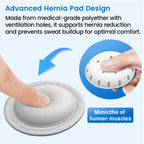 VELPEAU Baby Umbilical Hernia Belt, Newborn Belly Button Navel Band with 3 Compression Pads, Abdominal Binder Support for Infant