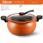 Large-Capacity Micro-Pressure Sandpot Household Slow-Cooking Stew Pot Soup Pot Stainless Steel Pumpkin Pot Induction Cooker & Ga