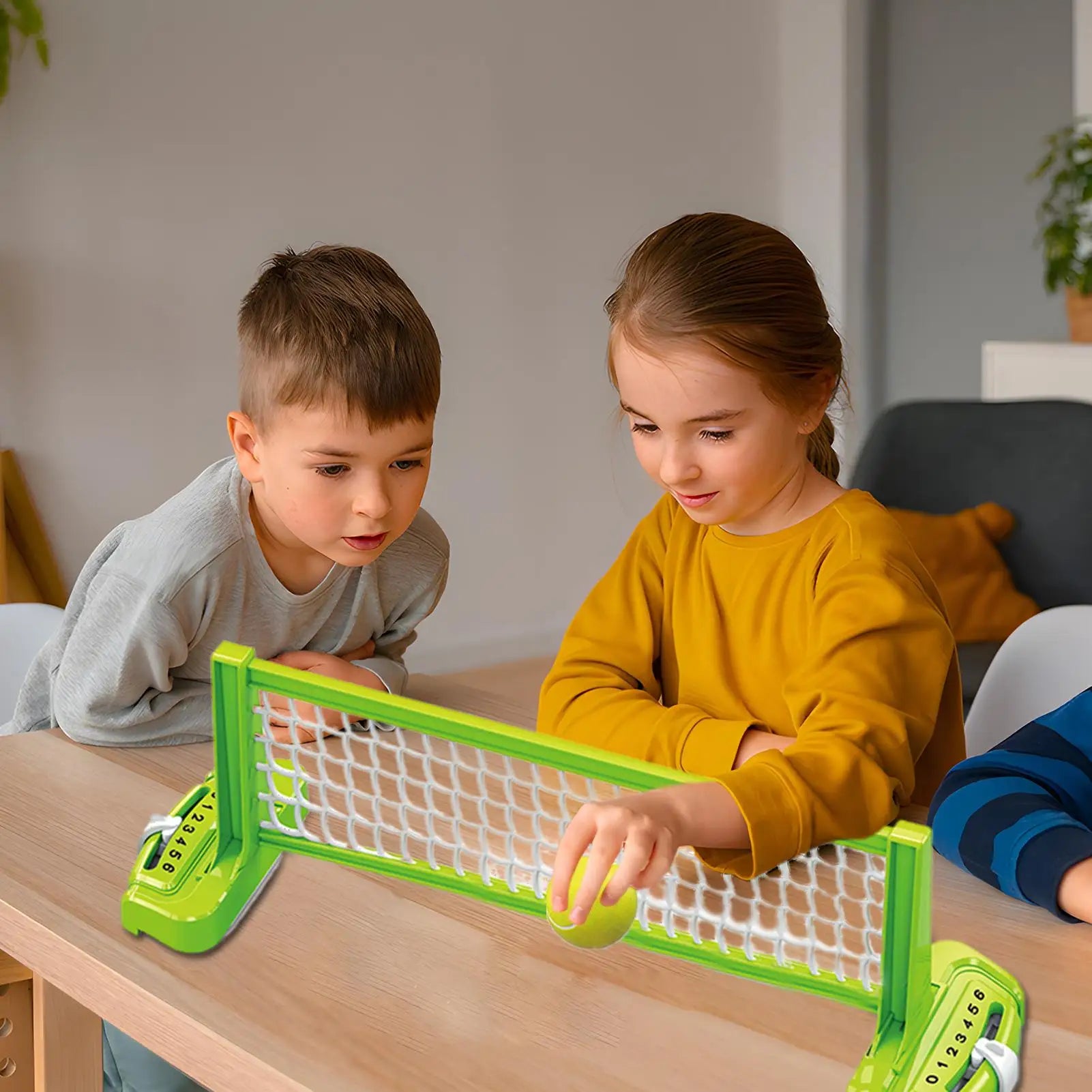 Mini Tennis Set Tennis Play Set with 2 Rackets and 1 Ball Portable Recreational Sport Equipment Indoor Outdoor Game Main image