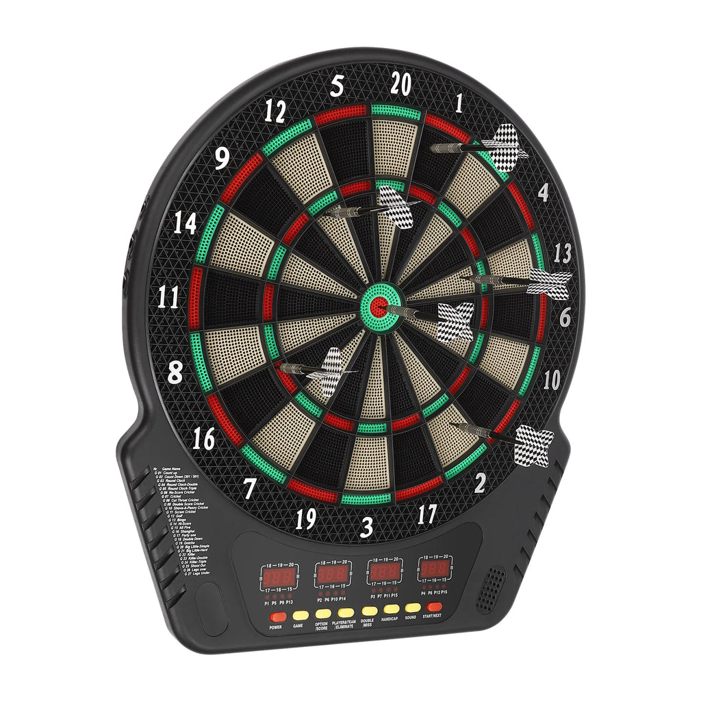 Electronic Dartboard with 6 Darts Dartboard Innovative Dart Machine with 27 game modes & 243 variants supports up to 16 players