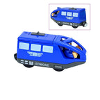 Locomotive Magnetic Car Electric Train Toys Fit All Brand Biro Wooden Diecast Slot Train Track Railway Educational Toys For Kids
