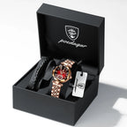 POEDAGAR Luxury Watch For Women Waterproof Casual Quartz Ladies Wristwatch High Quality Elegant Women's Watches Female Reloj+Box