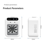 Wireless Air Conditioner Mini Portable Air Cooler Fan 500ml Ice Water Spray Humidifier For Home Air Conditioning Mist Fan USB