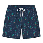 ESCATCH Summer 2026 New Fashion Polyester Swimming Shorts Men Gym Board Quickly Dry Elastic Waist Traje De Baño Beach Pants