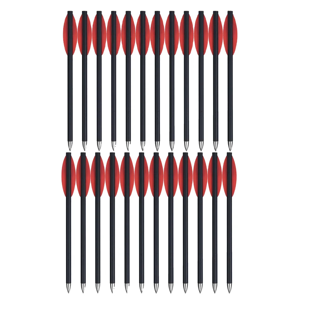 Mixed carbon crossbow for outdoor sports shooting, 6.3 inch, Willow feather, 6pcs/12PCs/24PCs