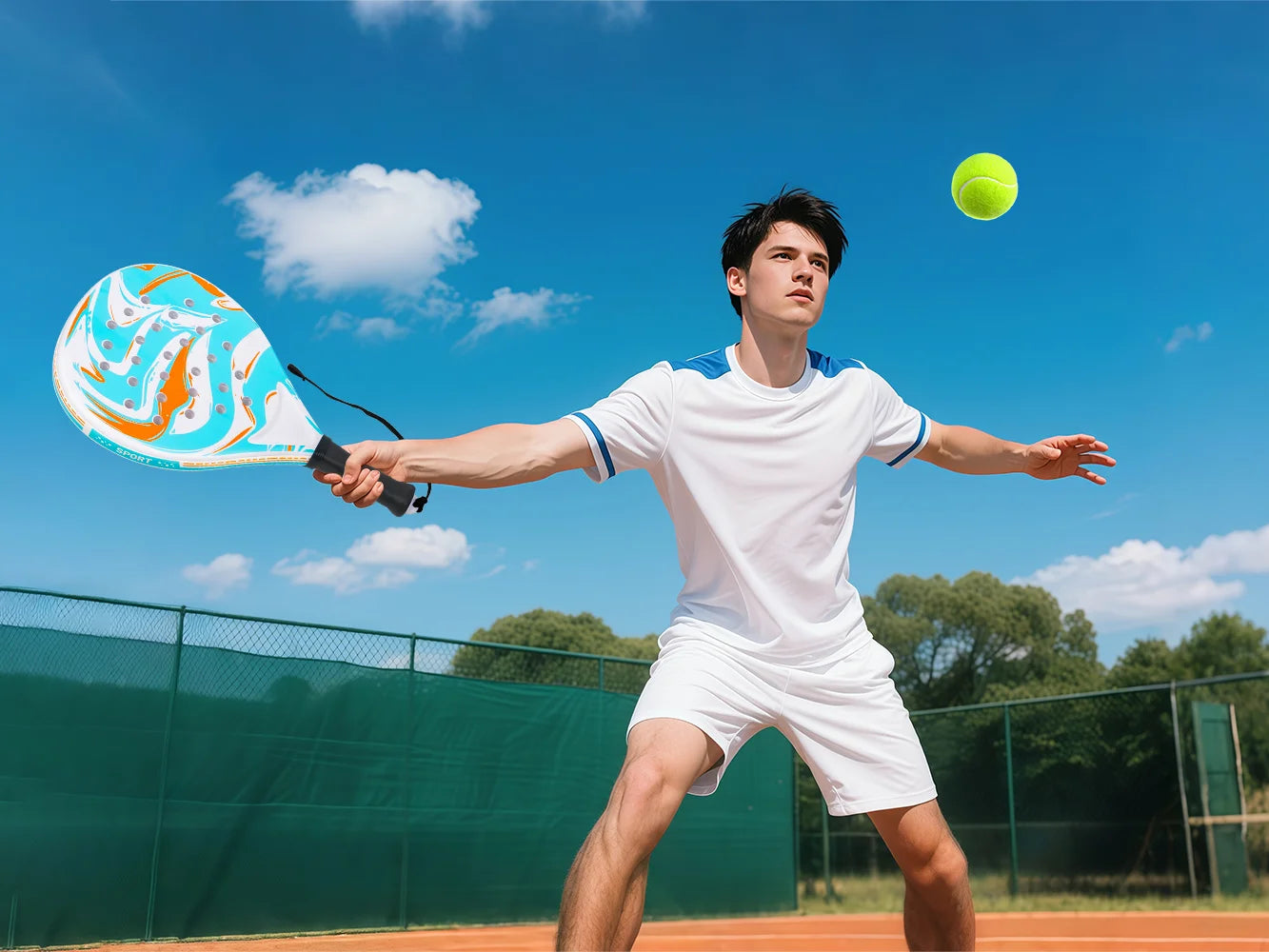 2026 Newest Tennis Racket | Padel Racket, Made of Ultra Light Carbon Fiber Material, with Strong Elasticity and Good Quality