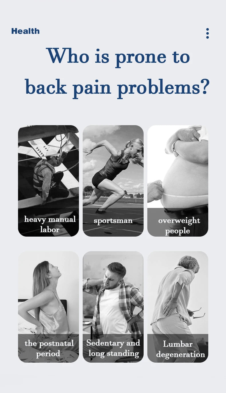 Back Braces Waist Belt Men Women Work Lower Back Pain Relief Breathable Anti-skid Spine Lumbar Support Belt