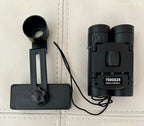 Powerful Long Range Binoculars Monocular Telescope Folding Portable BAK4 FMC Optics Jumelles for Outdoor Camping Hunting Concert