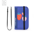 RFID Travel Wallet Passport Holder Credit Card Organizer Zipper Pouch Document Organizer Anti Theft Travel Accessories