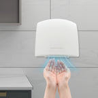 1200W Automatic Hand Dryer Wall Mounted Touchless Hand Dryer 40-65℃ Adjustable Bathroom Dryer for Home Restroom Office Hotel
