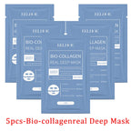 1/3/5/10pcs Bio-Collagen Real Deep Mask Soluble Collagen Sheet Mask Hydrolyzed Collagen Moisturizing Face Mask Skin Care Product