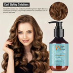 Moroccan Oil Curl Defining Cream for All Curl Types - Define and Separate with Biotin, Collagen & Rosemary Oil
