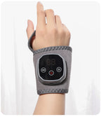 Electric Heat And Vibration Ankle Wrist Massager Hot Compress Therapy Ankle Massage Heated Wrap Support Brace Foot Protector