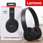 Lenovo Multifunctional Portable Foldable Headmounted Wireless Bluetooth 5.0 Headset For Bluetooth connection Wired Connection