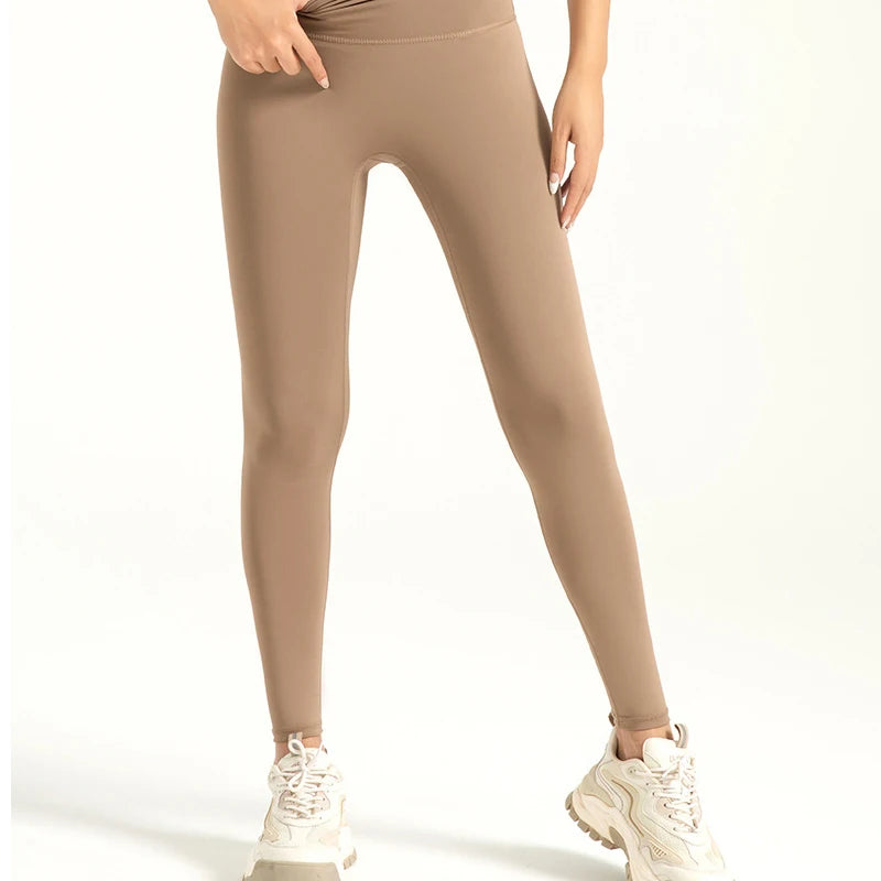 tichers Women High Waist Yoga Leggings Butt Lifting Tummy Control No Through Soft Quick Dry Workout Leggings Gym Running Fitness