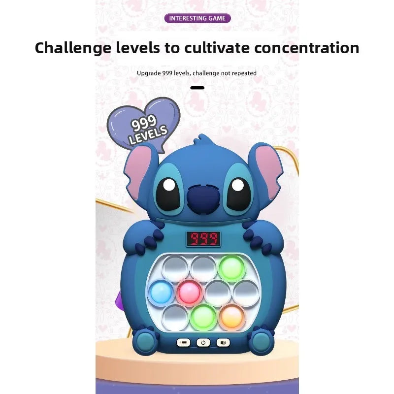 Lotso Game 3D Ground Mouse Challenge Stress Relieving Game Console Quick Push Game Pop Up Quick Push PuzzleToy Birthday Gift