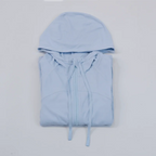 Women's hooded breathable outdoor running fitness yoga suit, woolen cardigan long sleeved top