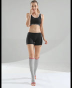 Zipper Compression Socks Men Women Knee Maternity High Socks Anti-Fatigue Stretchy Sox Outdoor Running Hiking Sports Socks