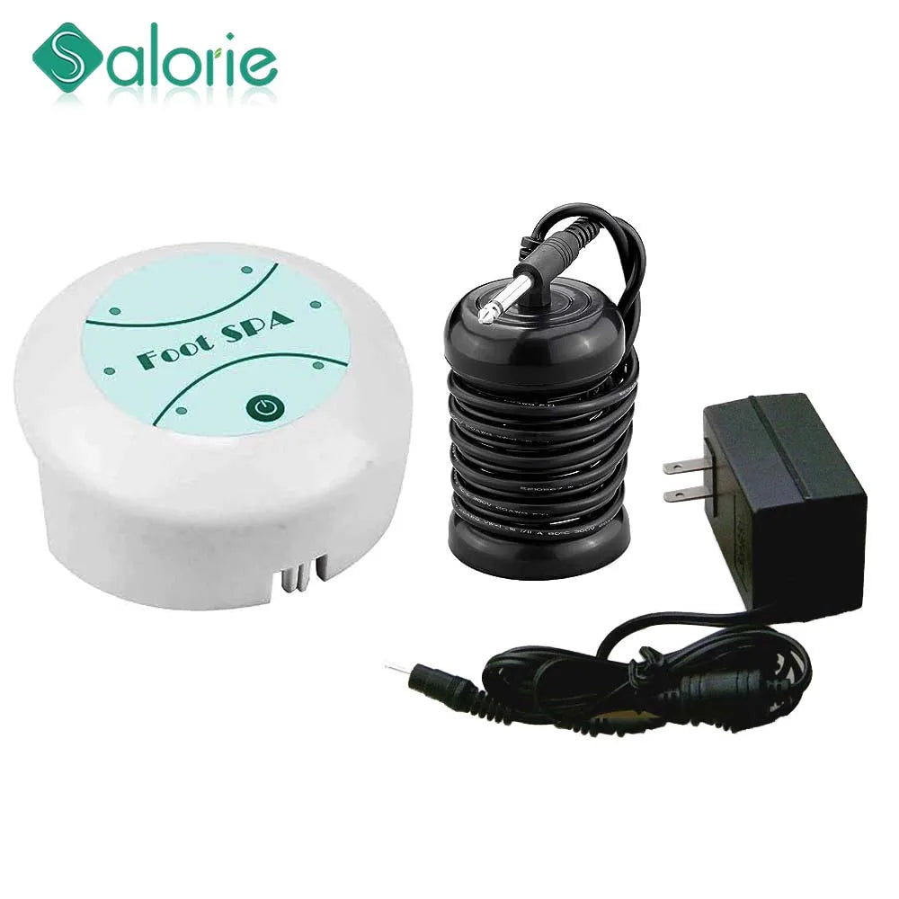 Mini Foot Spa Bath Massager Detox Machine Ion Cleanse Ionic Foot Bath Aqua Cell Spa Machine Detox Foot Bath Array Aqua Spa Relax Main image