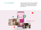 Cubot Hafury Meet, Smartphone Android, 6.67" 120Hz AMOLED Curved Screen, 24GB RAM(12GB+12GB), 256GB ROM, Helio G99,100MP,NFC,