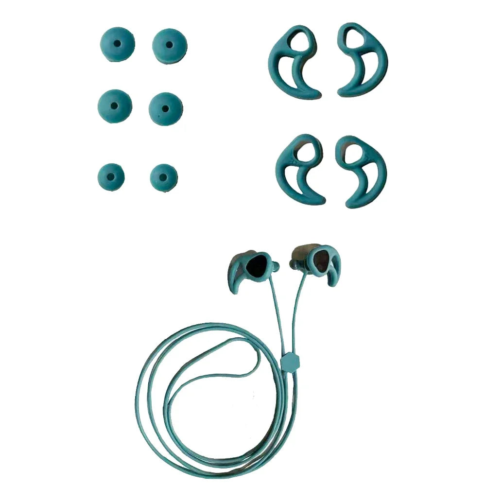 Swimming Ear Plugs for Adults, 3 Pairs Waterproof Reusable Silicone Swim Earplugs with Removable Cord,Perfect for  Water Sports