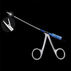 Medical Ear Wax Pick Tongs With lights Earwax Remover Micro Alligator Crocodile Forceps Earpick Ear Nose Cleaning