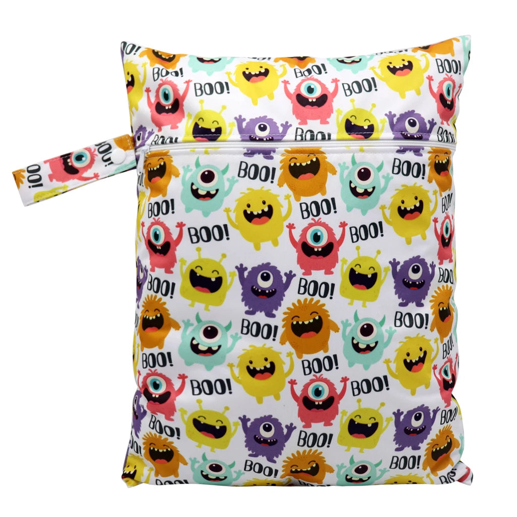 Waterproof Wet Bag Diper Bags Mummy Baby Maternity Packs Washable Zipper Diaper Caddy Organizer Dry Bag Travel Nappy Bag 30x40cm