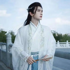 Original Chinese Floral Clouds Hanfu Dress Men Women Traditiional Weijin Period Gradient Costume Niche Fairy Cosplay Clothing