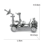 Space Exploration 3D Metal Puzzle Shuttle Hubble Space Telescope Mars Rover Model Toy for Kids Creative Jigsaw Puzzle Gift Toys