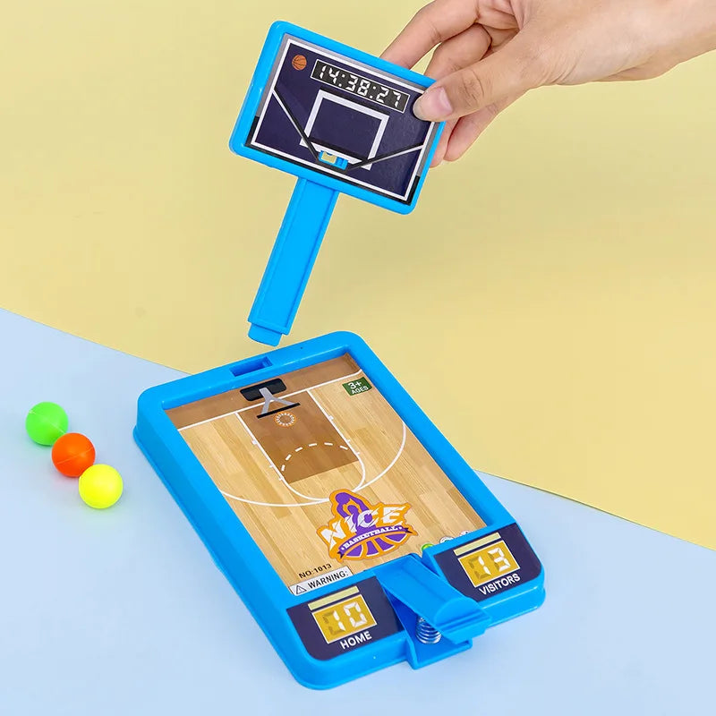 Mini Basketball Finger Shooting Board Game Machine Party Table Interactive Sports Game Parent Child Boy Girl Children Desktop