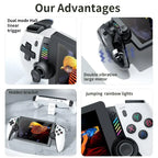 M28 Retro Handheld Video Game Console, 7.1-inch screen, 30+ emulators for PS2/PS1/PSP, 3D dual analog sticks [God of War Classic