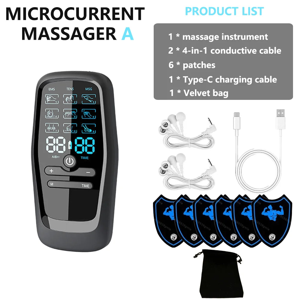 Physiotherapy Tens Muscle Stimulator Electric Ems Acupuncture Body Massage Digital Therapy Slimming Machine Electro Stimulator