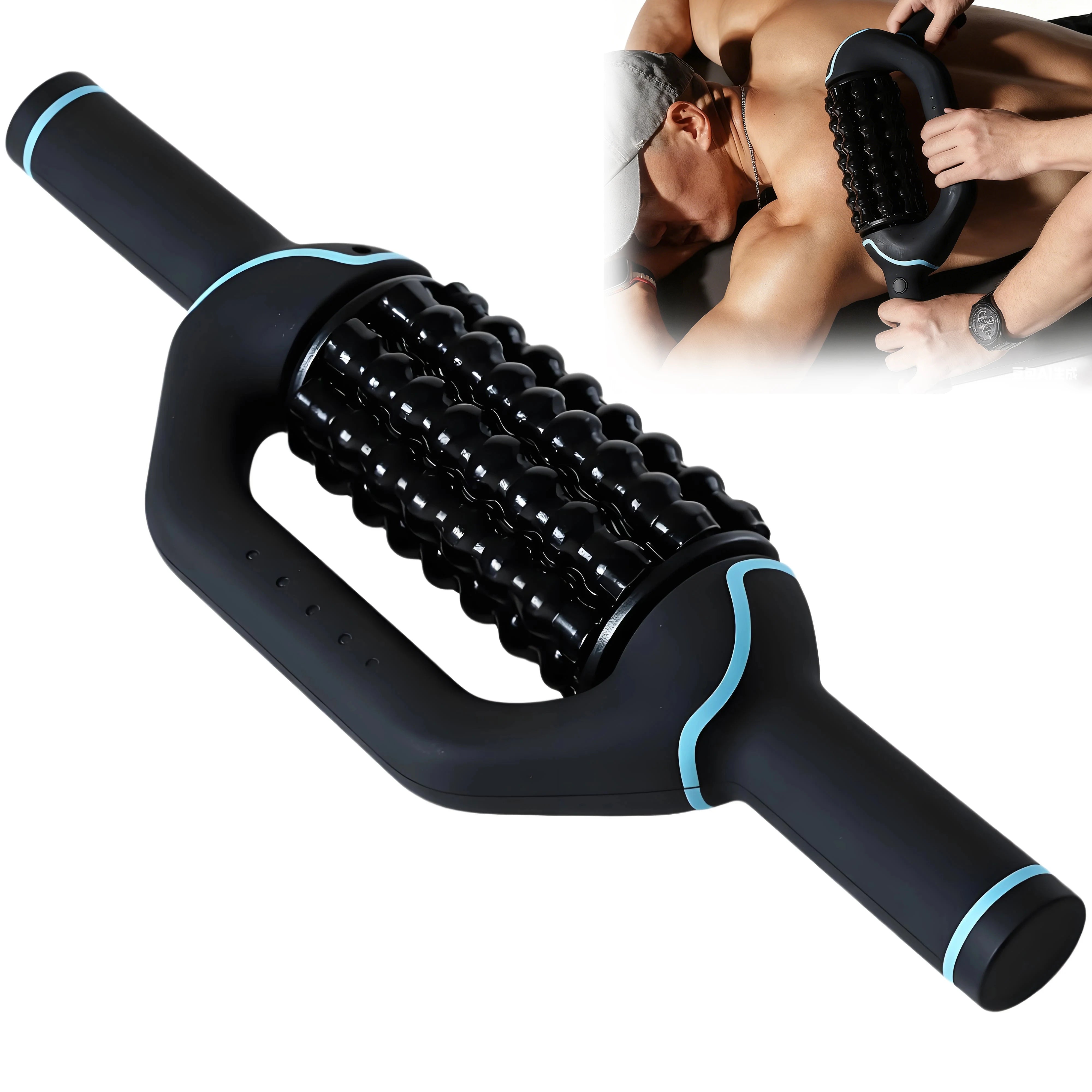 Electric Massage Roller Impact Massager For Deep Tissue And Muscle Relaxation, Rechargeable To Relieve Back Pain After Exercise Main image