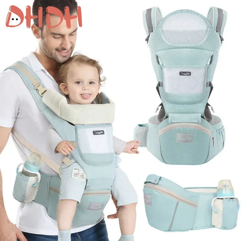 New Adjustable Ergonomic Baby Carrier Four Seasons Universal Baby Carrying Bag Waist Stool Strap Portable & Multifunctional Main image