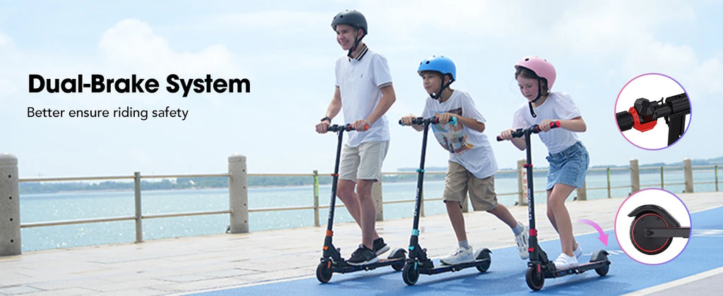 RCB R15 electric Scoot for children 8-16 years old, for children, for 8 kg, foldable, Double brake system, Max 16KM range