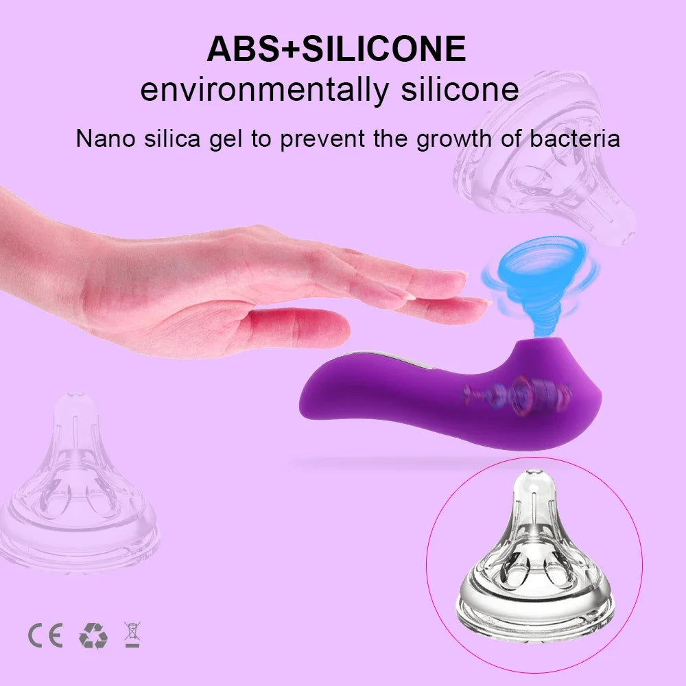 Adult Supplies Sucker Clitoris Sucking Vibrator for Women Clit Oral Stimulator Nipple Vagina Sex Toys Female Masturbator Product