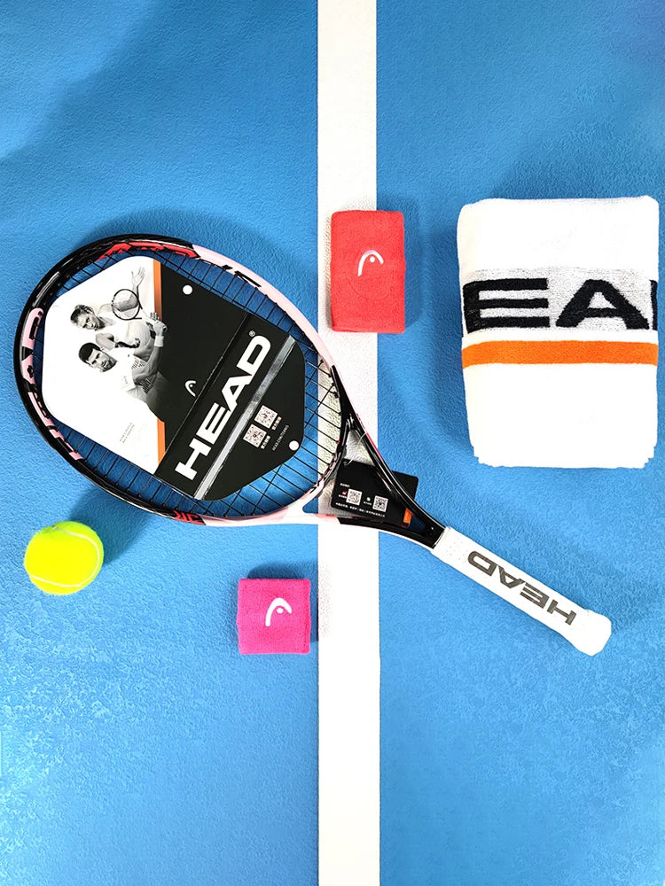 HEAD 2026 New Carbon Tennis Racket for Men Women Tenis Raquete Blue