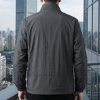 Men's Stand Collar Jacket Spring Breathable Lightweight Anti-Wrinkle Windbreaker Outdoor Sport Casual Quick-Drying Work Jackets