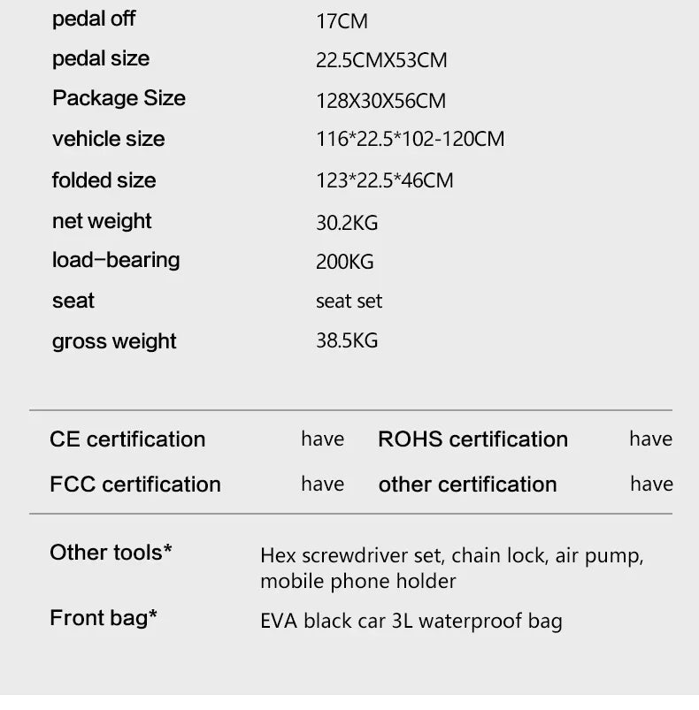 BOYUEDA Q7PRO Electric Scooter 3200W Dual Motor 52V19AH Foldable 10 Inch Tire 70KM/H Max Speed 70KM Mileage with Seat