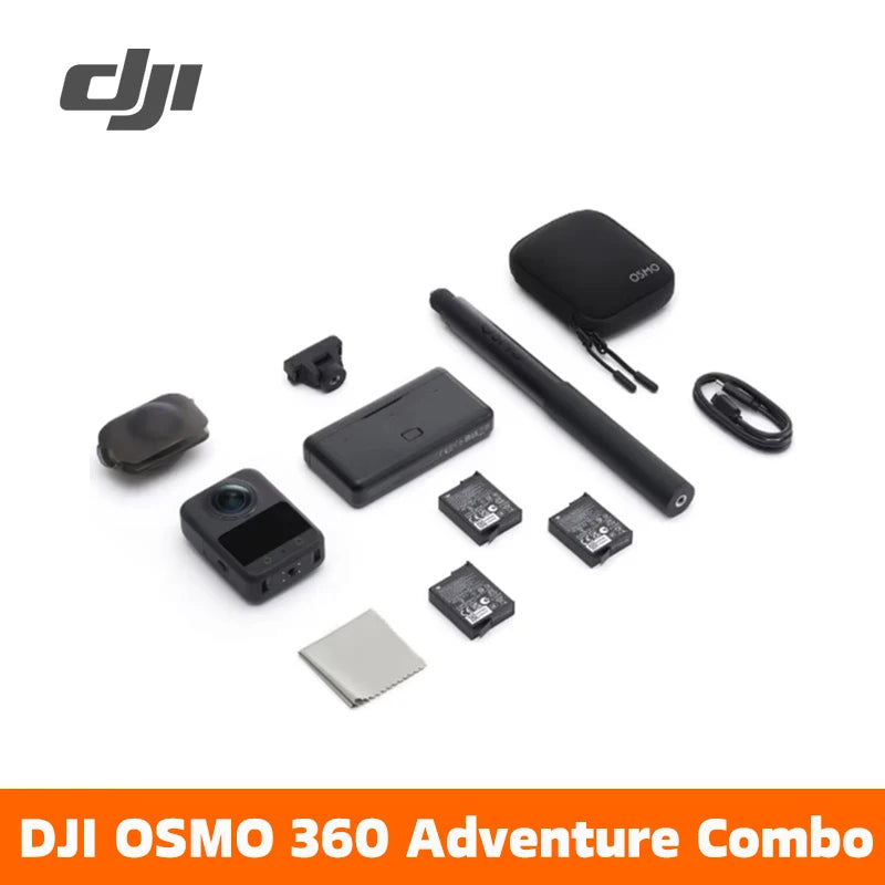 DJI Osmo 360 Standard Bundle 360 Camera with 1 Inch ° Imaging ° Video in 8K Native ° Photo in 120MP DJI Osmo 360