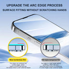 1-5Pcs Tempered Glass for iPhone 17 Air 16 15 14 13 12 11 Pro Max Screen Protectors for iPhone 7 8 6 16e X XS XR Protective Film