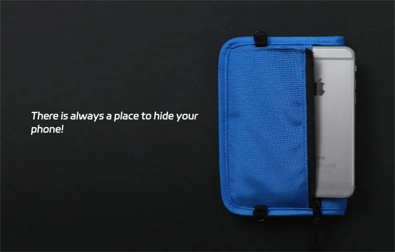 RFID Travel Wallet Passport Holder Credit Card Organizer Zipper Pouch Document Organizer Anti Theft Travel Accessories