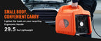 SucceBuy 3/4 1HP Refrigerant Recovery Machine Portable AC Recovery Machine 60Hz Recovery Machine HVAC for Car Air Conditioning