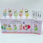 In Stock New Mofusand Cat Pudding Cold Drink Pendant Mini Figures Blind Box Anime Figures Ornaments Dolls Birthda Xmas Gifts Toy