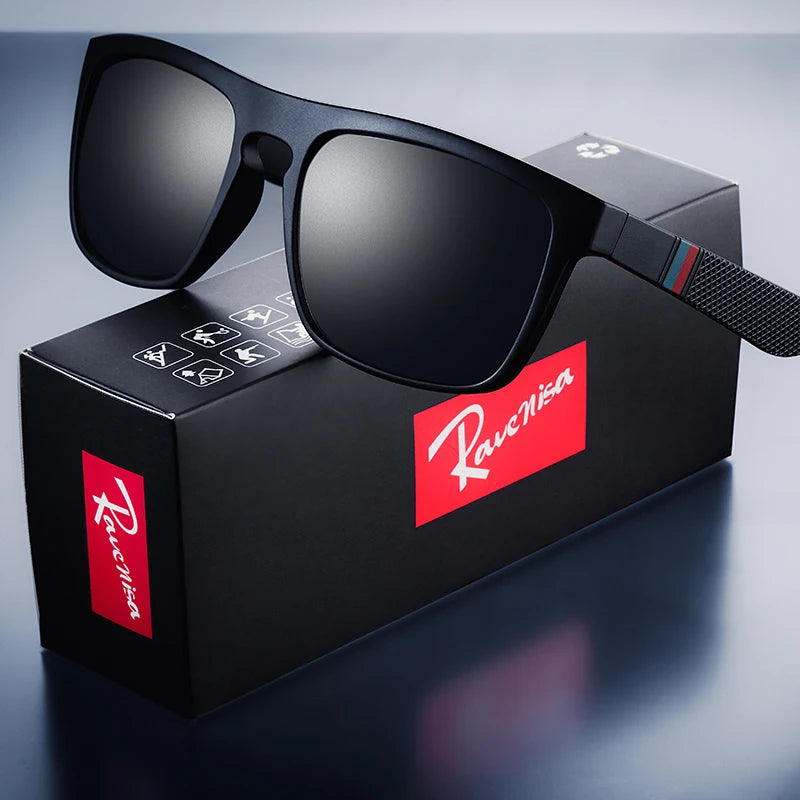 Fashion Square Vintage Polarized Sunglasses Men Women Retro Driving Fishing  Sun Glasses UV400 Eyewear Main image