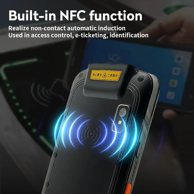 Android 12 Handheld PDAS 1D 2D Qr Barcode Scanner Inventory Mobile Data Terminal