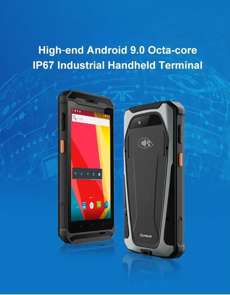 Handheld 125khz-134.2khz RFID Animal Ear Tag Reader Android PDAs Scanner for Cattle/goat Dairy Farm Livestock Data Management