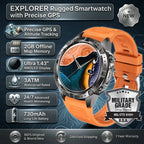 2026New Military T-Rex3 GPS Map Navigation Smart Watch 2GB RAM 1.43-inch AMOLED Screen 30M Waterproof Call Sports Smartwatch Men