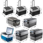 VEVOR 15L-55L portable small refrigerator car refrigerator car truck mini cooler, suitable for driving, traveling, and home use